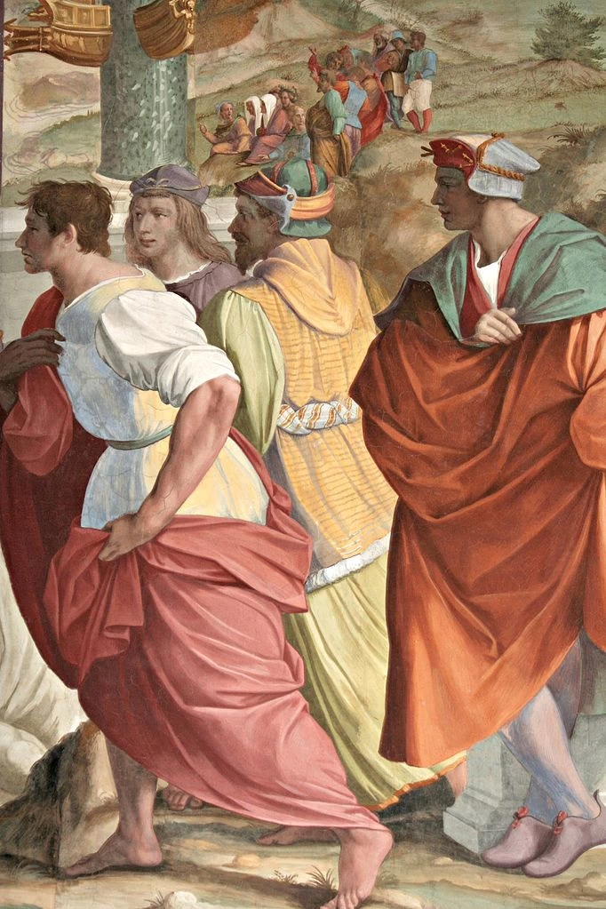L ritorno di Cicerone a Roma - Villa Medici, Poggio a Caiano, dettaglio